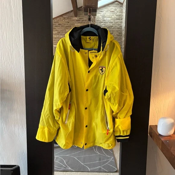 VINTAGE 1998 Ferrari F1 Racing Windbreaker with Removable Hood NWT - Picture 15 of 16
